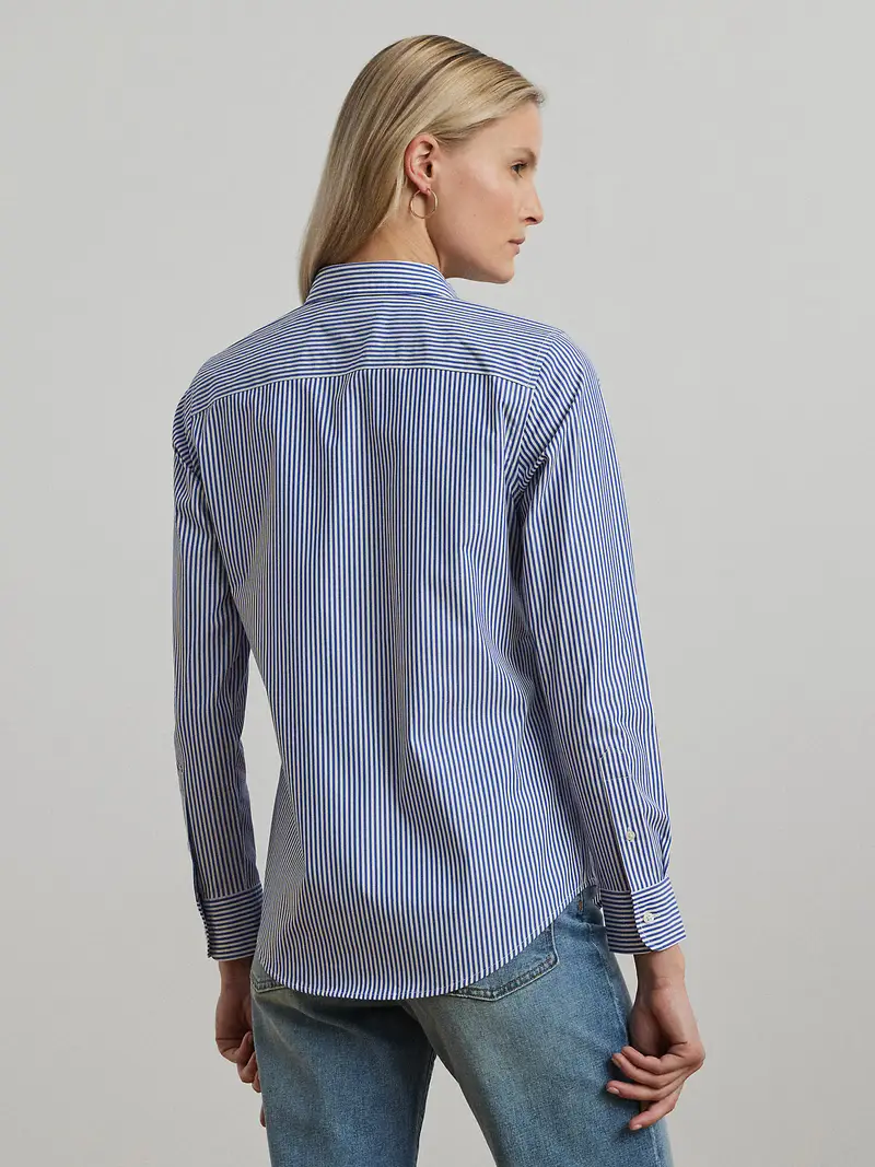 Camicia da donna 'JAMELKO' blu reale / bianco miniatura 3