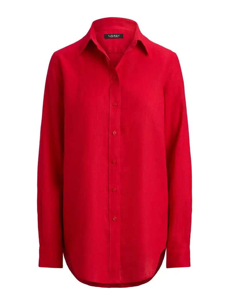 Camicia da donna rosso