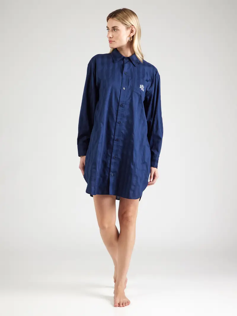 Camicia da notte blu scuro