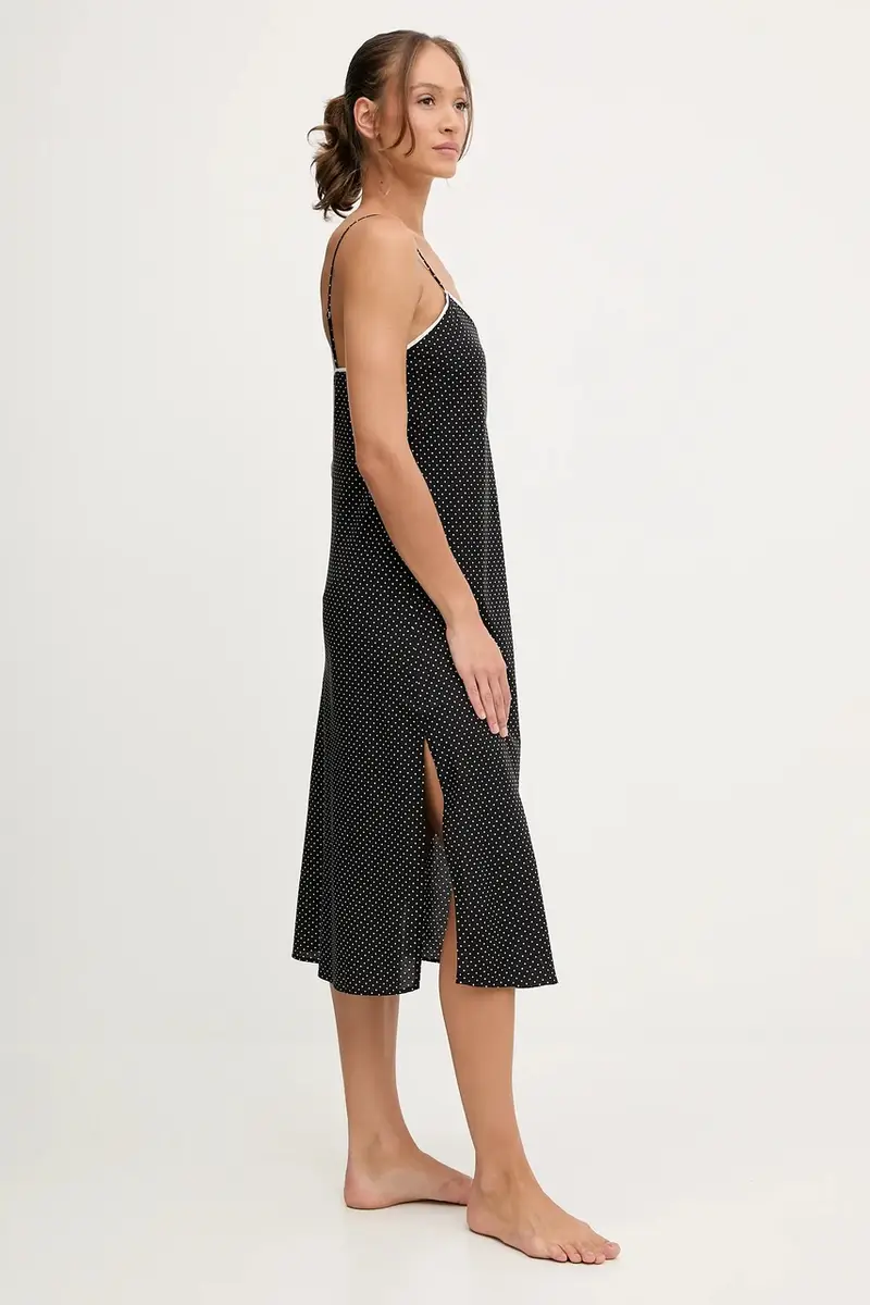 camicia da notte donna colore nero ILN02439 miniatura 3