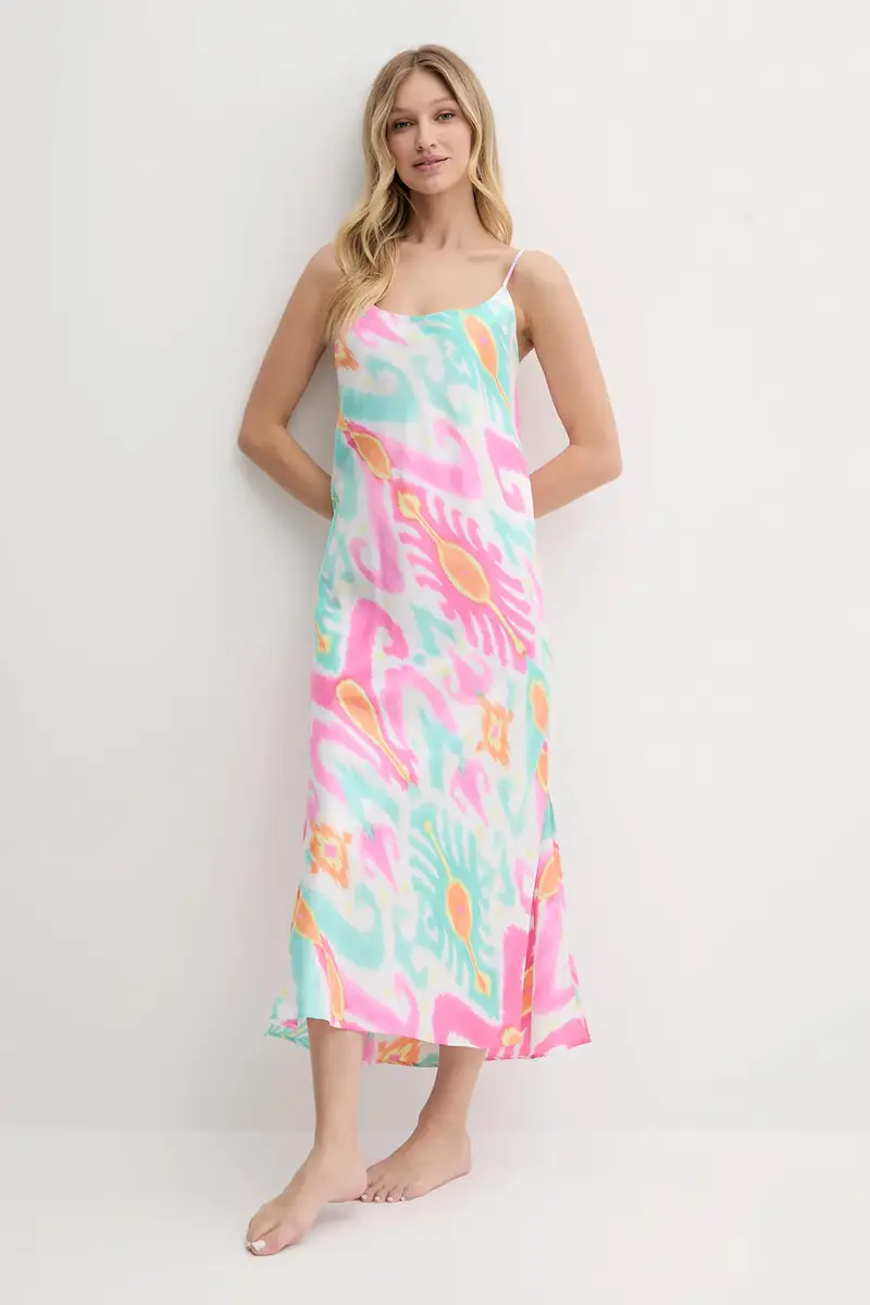 camicia da notte donna colore rosa ILN02425 miniatura 3