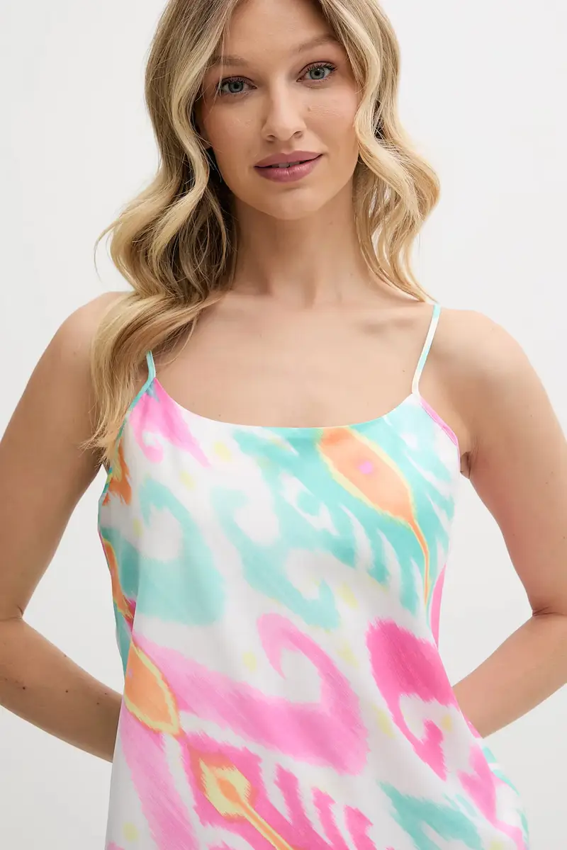 camicia da notte donna colore rosa ILN22425 miniatura 3