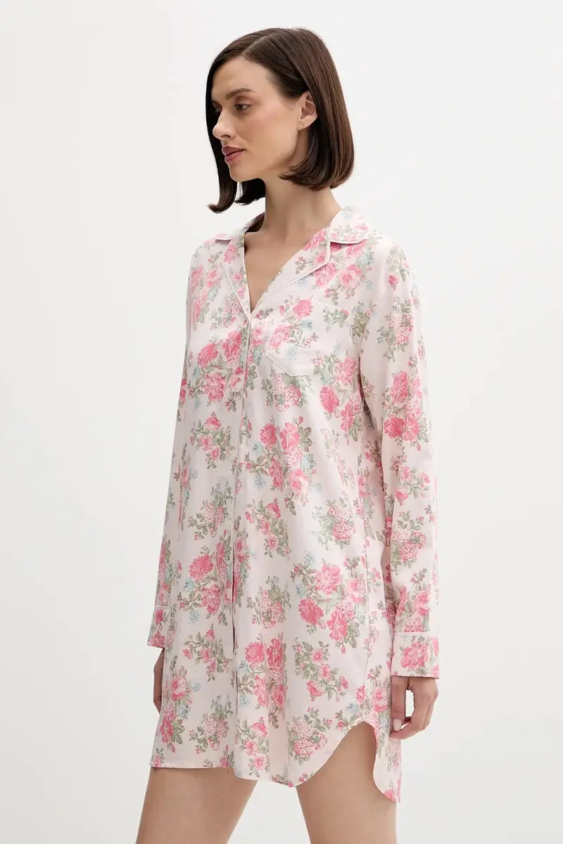 camicia da notte donna colore rosa ILN32441 miniatura 3