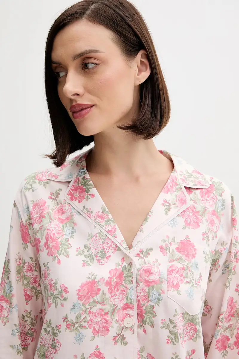 camicia da notte donna colore rosa ILN32441 miniatura 4