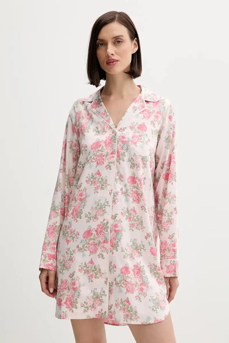 camicia da notte donna colore rosa ILN32441