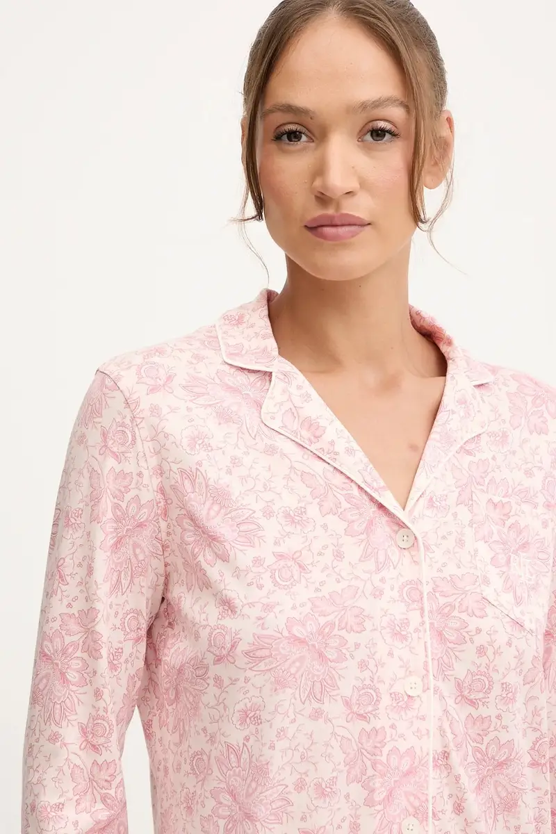 camicia da notte donna colore rosa ILN32443 miniatura 3