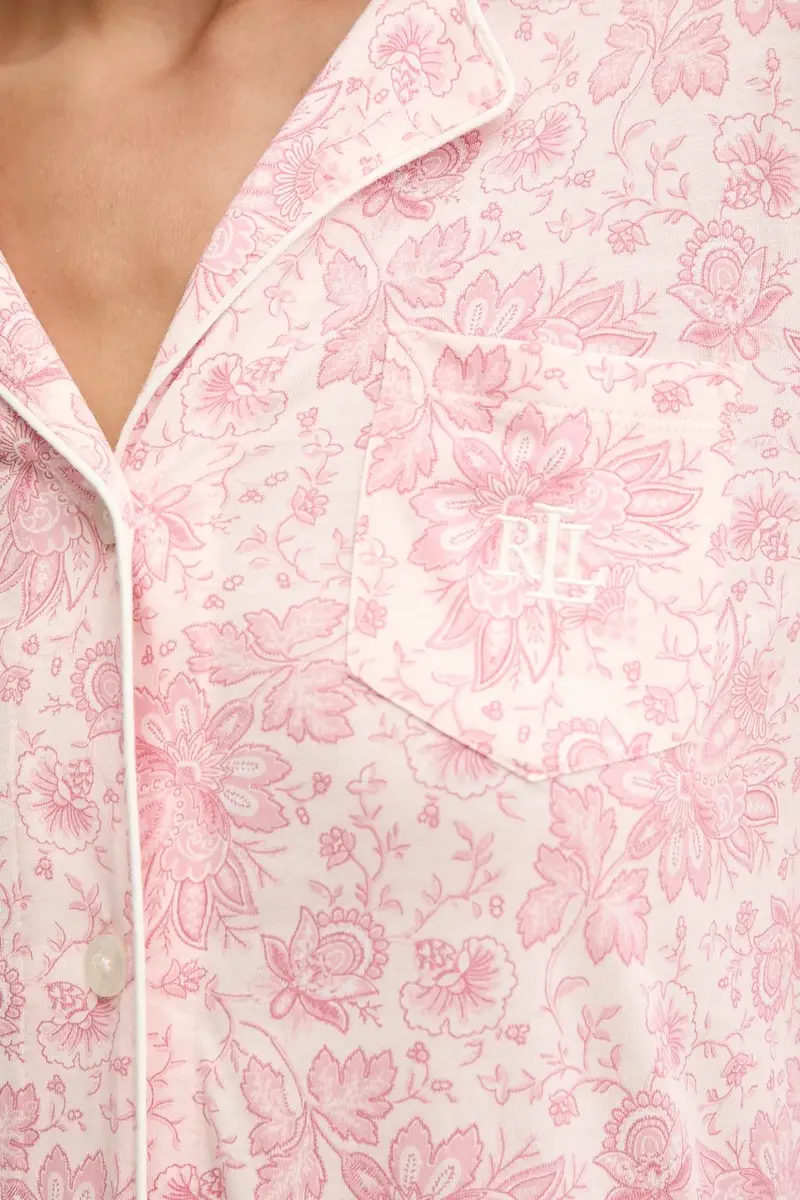 camicia da notte donna colore rosa ILN32443 miniatura 4