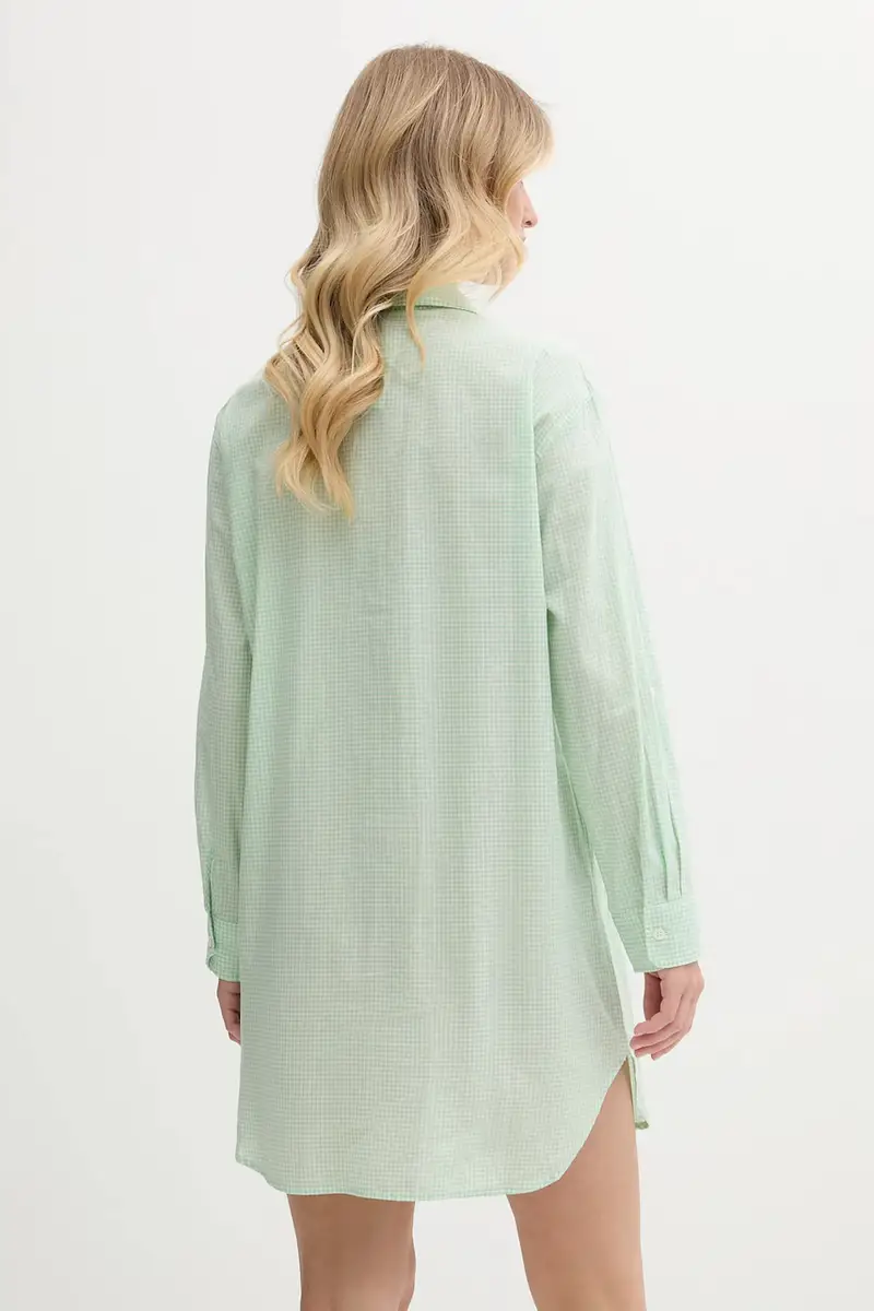 camicia da notte donna colore verde ILN32415 miniatura 2