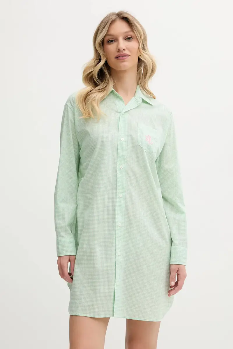camicia da notte donna colore verde ILN32415