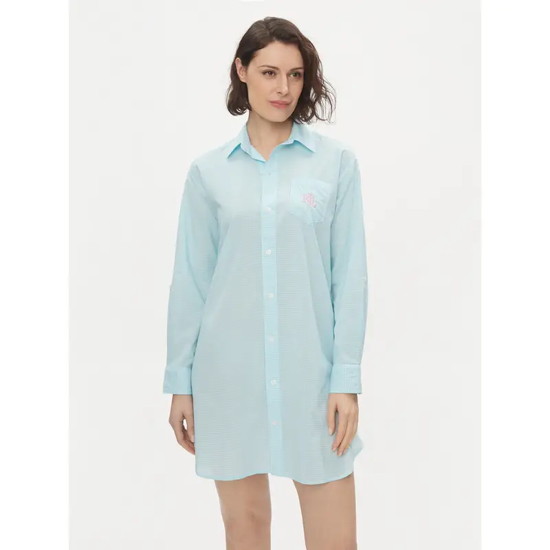 Camicia da notte ILN32317 Celeste