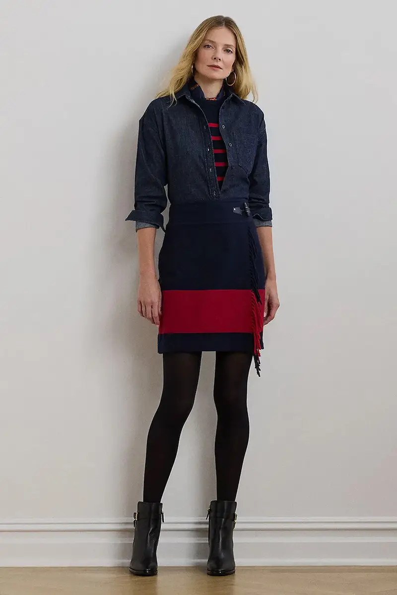 Lauren Ralph Lauren Jeans Donna Blu 3132333 miniatura 3