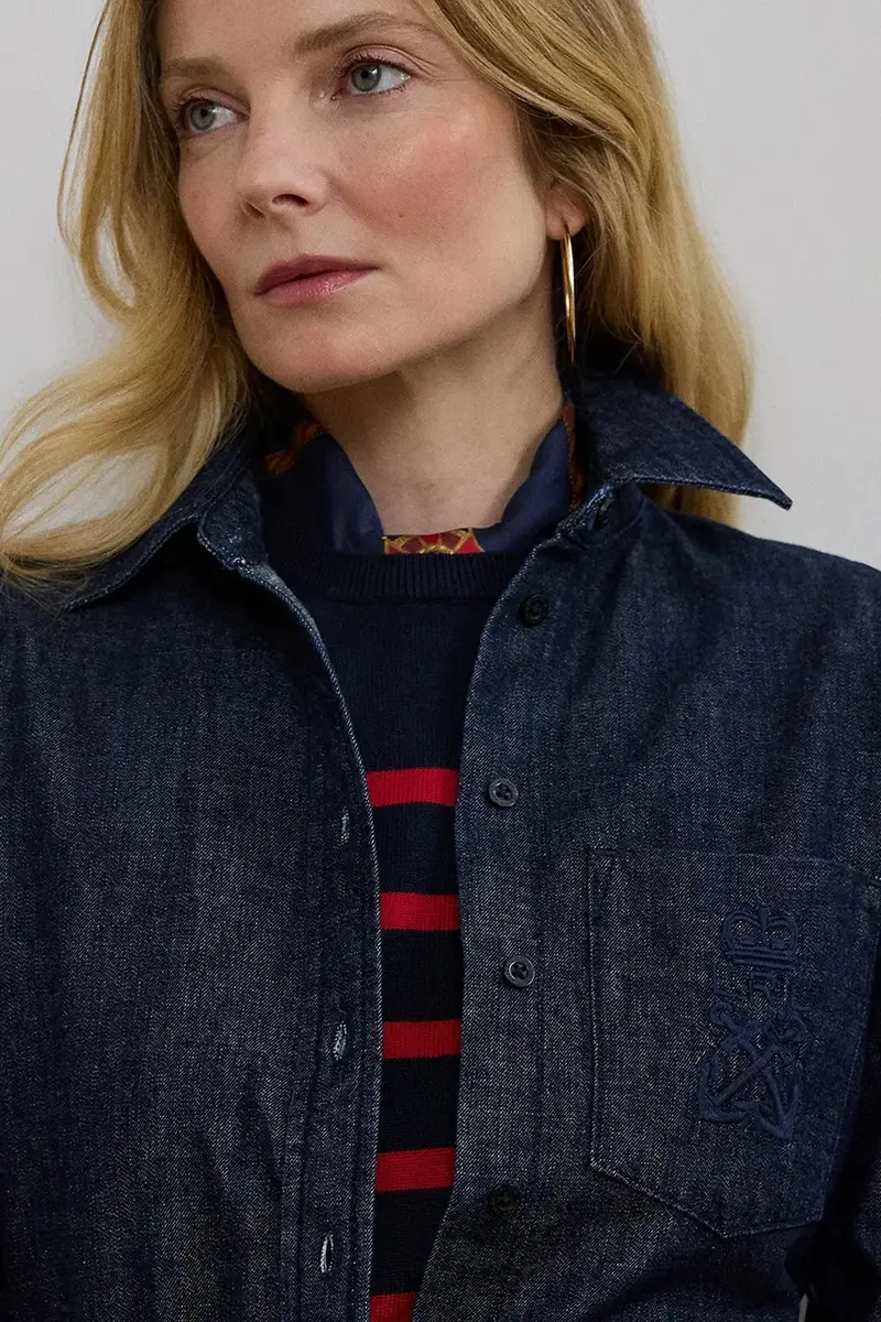 Lauren Ralph Lauren Jeans Donna Blu 3132333 miniatura 4