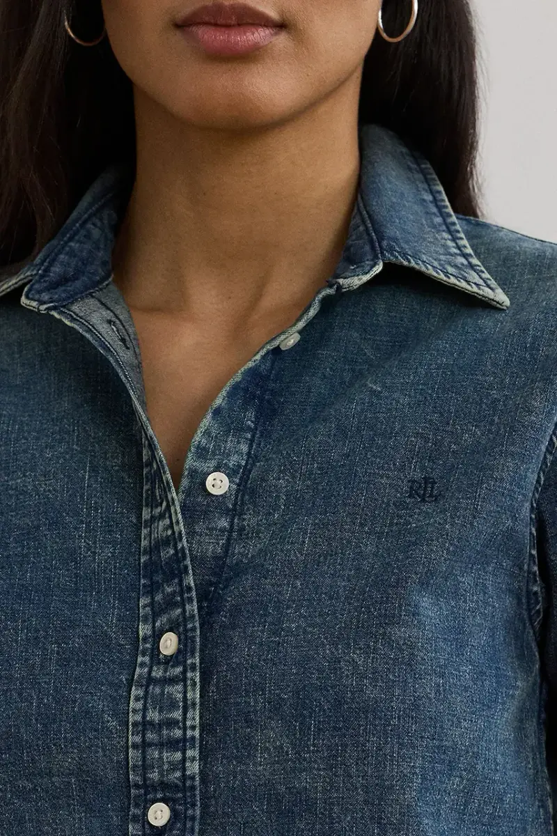 Lauren Ralph Lauren Jeans Donna Blu 3423710 miniatura 4