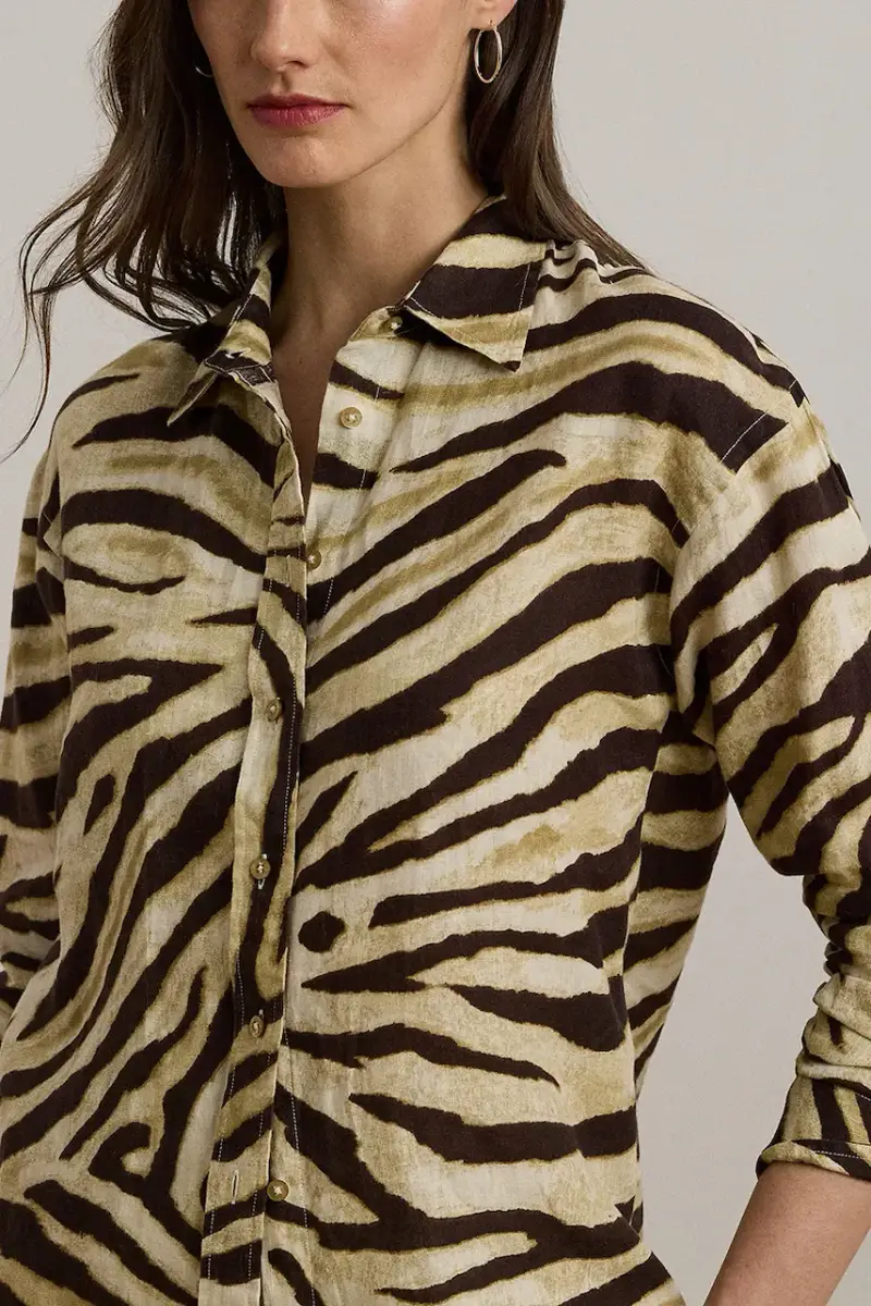 camicia di lino donna colore bianco 200970776 miniatura 4