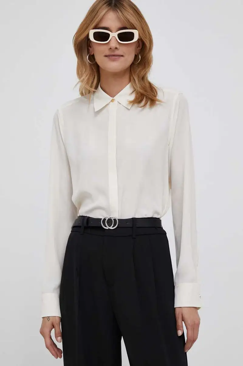 camicia donna Beige miniatura 4