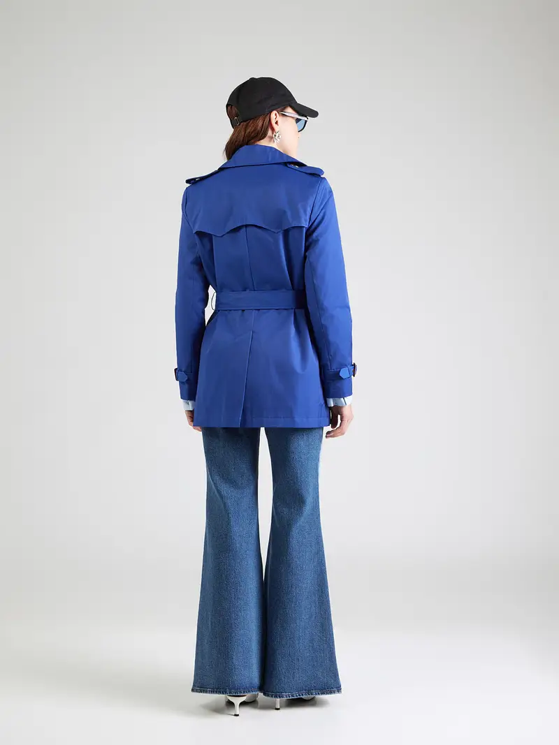Cappotto di mezza stagione blu reale miniatura 3