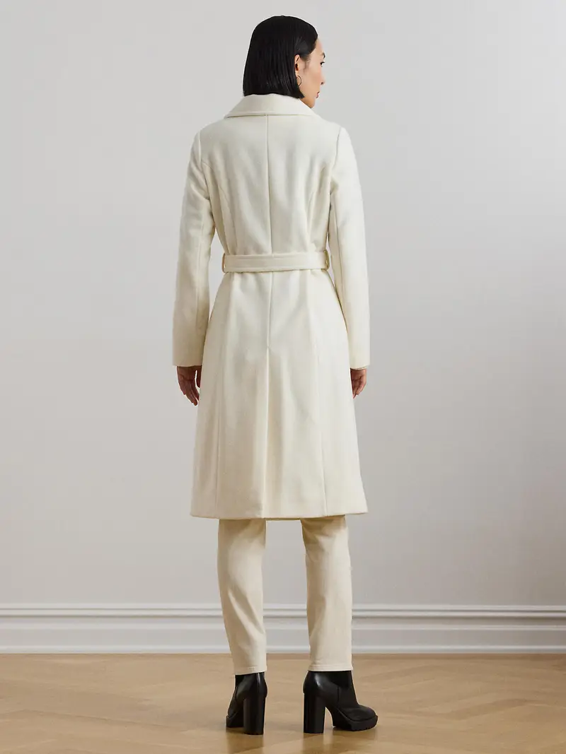 Cappotto di mezza stagione crema miniatura 3