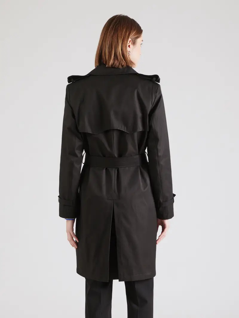 Cappotto di mezza stagione nero miniatura 3