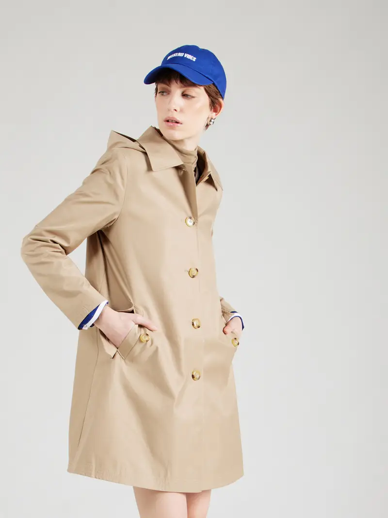 Cappotto di mezza stagione sabbia miniatura 2