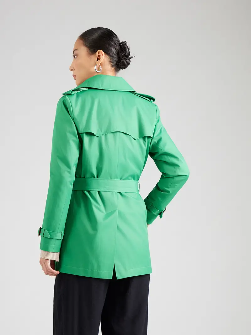 Cappotto di mezza stagione verde miniatura 3