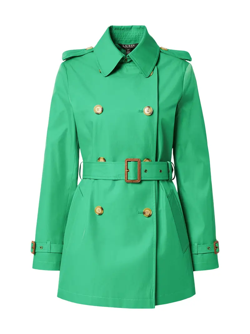 Cappotto di mezza stagione verde