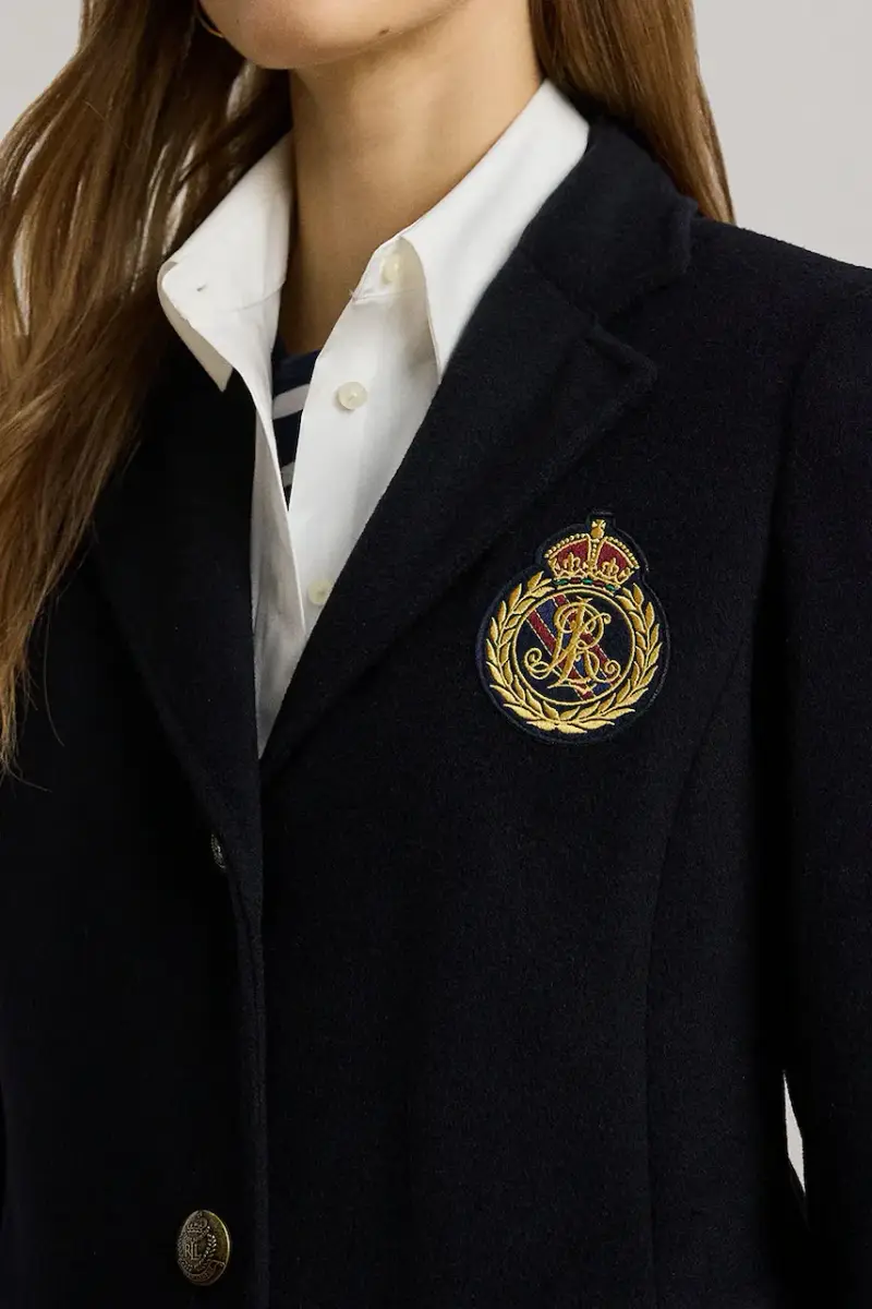 cappotto in lana Blu navy miniatura 2