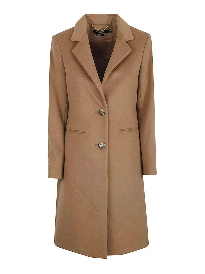`Cappotto in lana con fodera Sb Beige