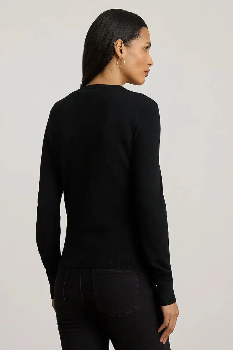 cardigan con cotone colore nero 200979651 miniatura 2