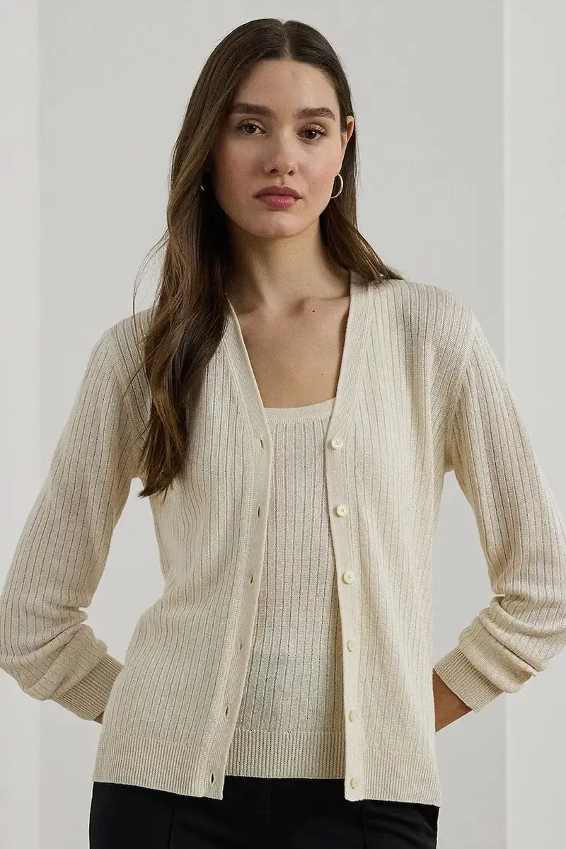 Lauren Ralph Lauren Cardigan Donna Beige 3572004