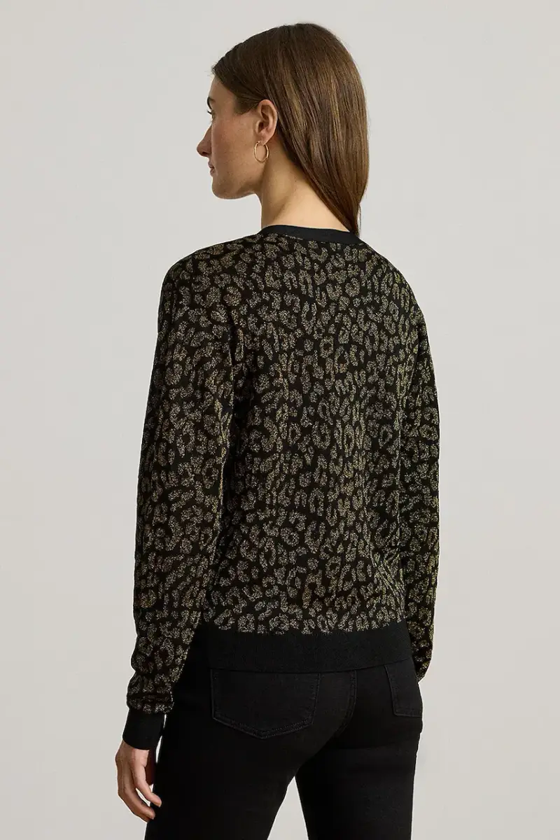 Lauren Ralph Lauren Cardigan Donna Nero 3649363 miniatura 2