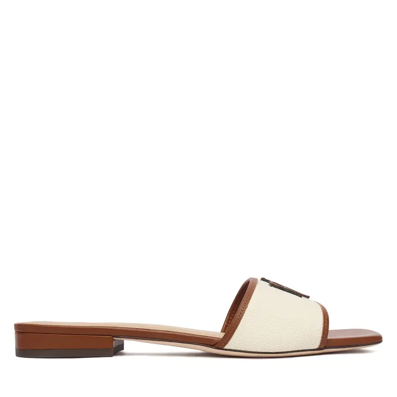 Ciabatte LAUREN RALPH LAUREN 802P04395003 Écru Écru