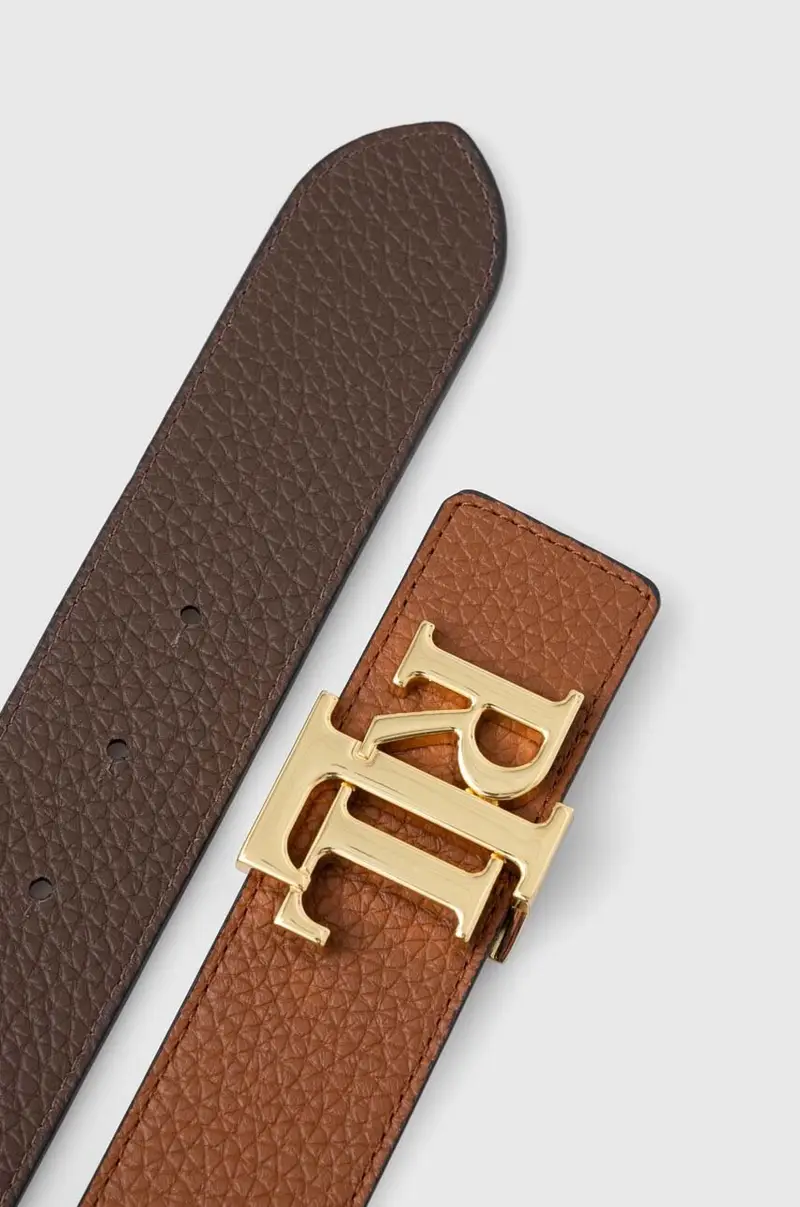 cintura in pelle bilaterale donna Marrone miniatura 2