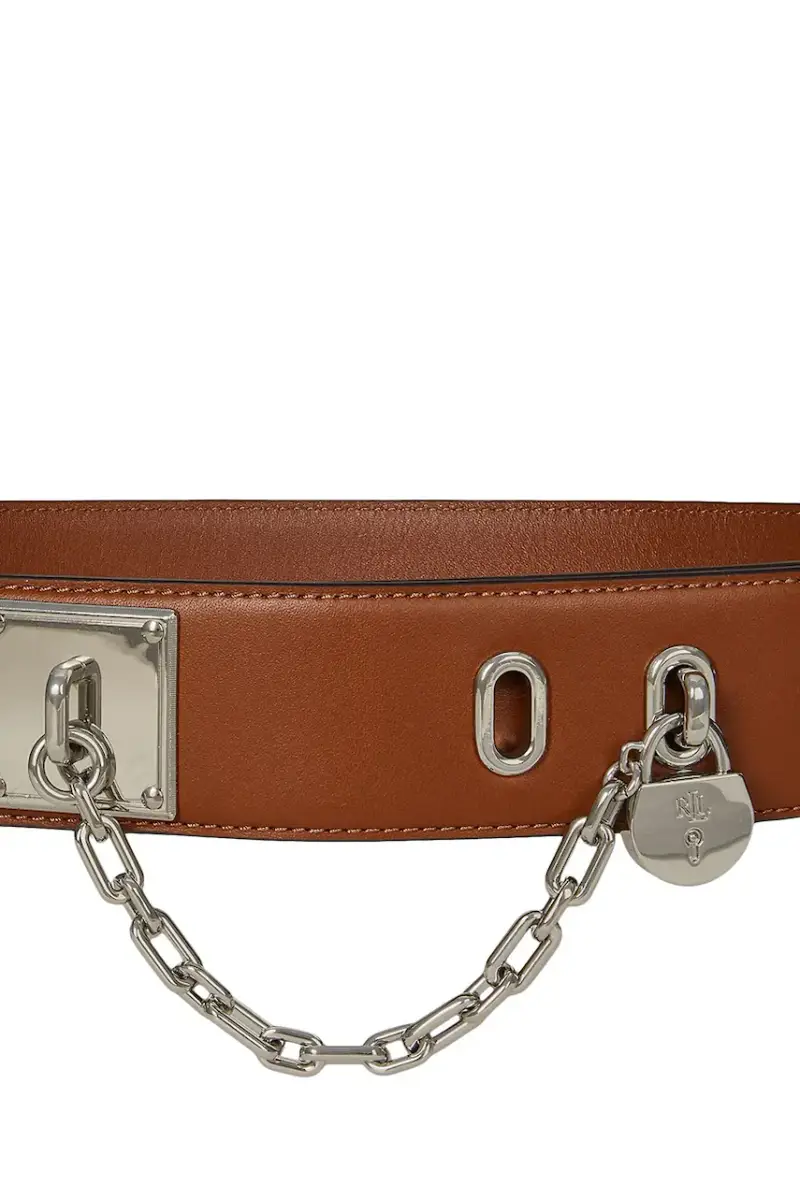 cintura in pelle donna colore marrone 412982587 miniatura 2