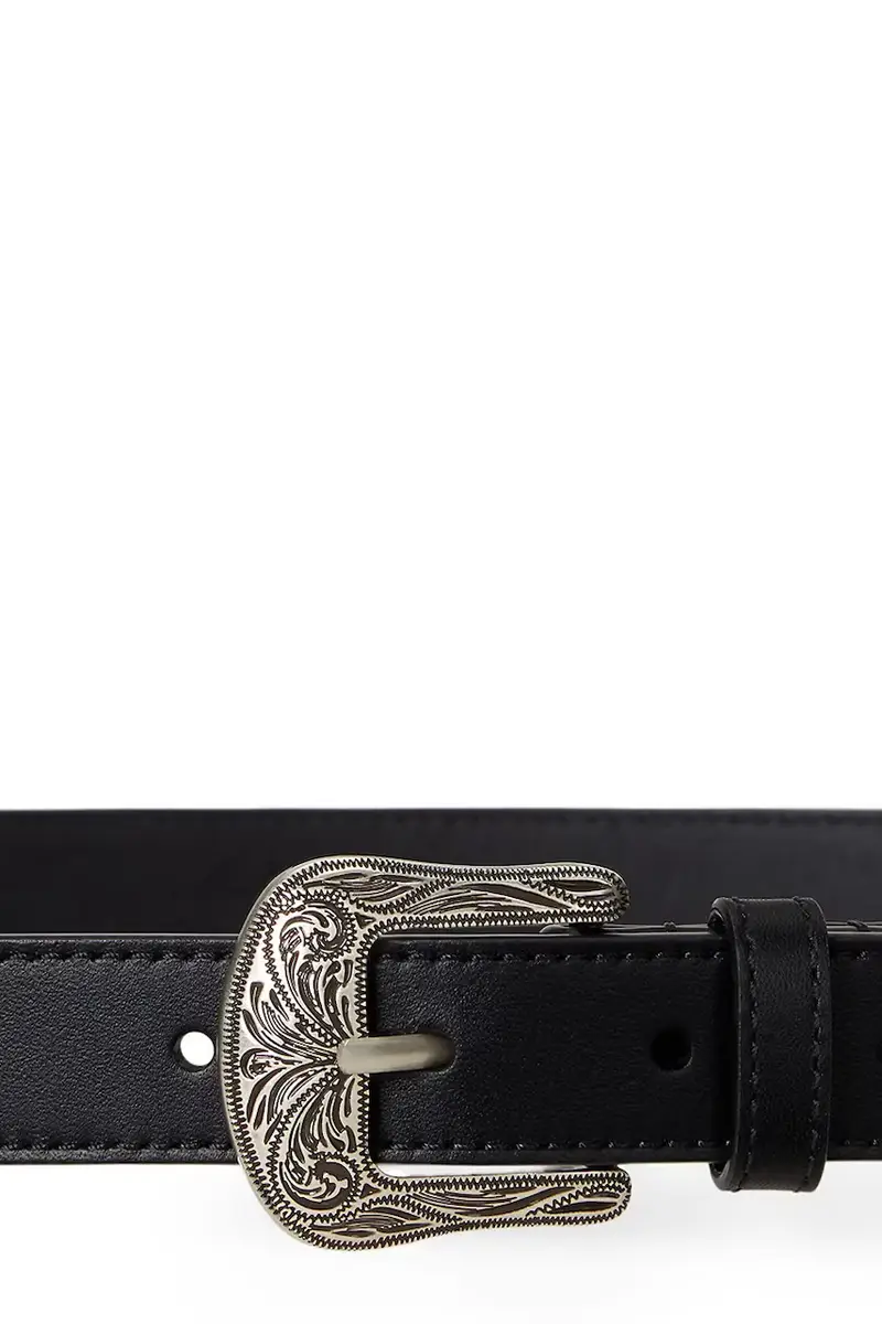 cintura in pelle donna colore nero 412969453 miniatura 2