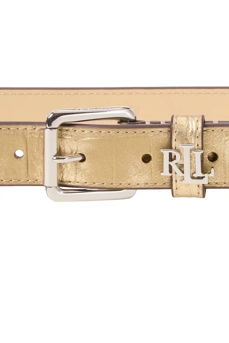 cintura in pelle donna colore oro 412967079 miniatura 2