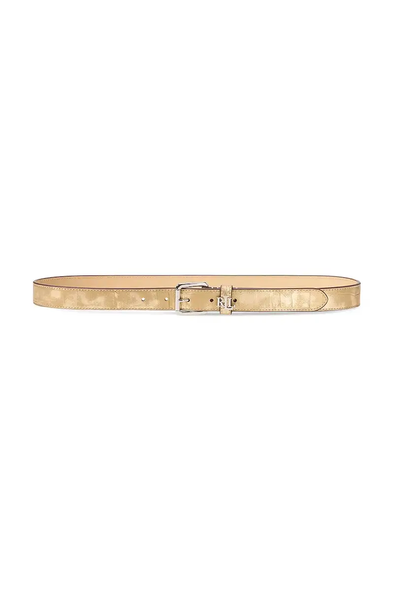 cintura in pelle donna colore oro 412967079
