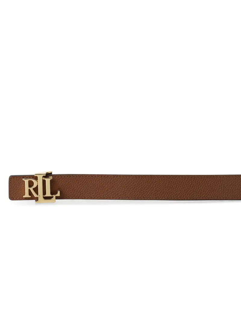 Lauren Ralph Lauren Cintura marrone / oro miniatura 2