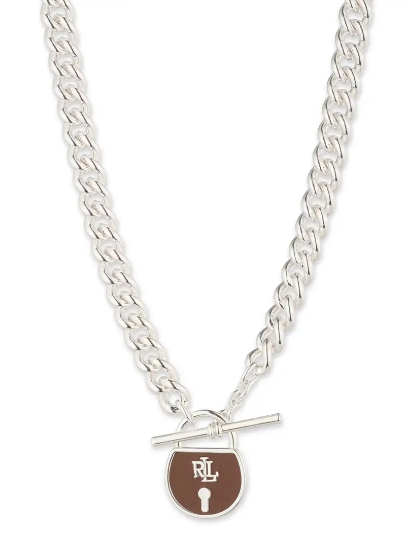 Collana marrone / argento