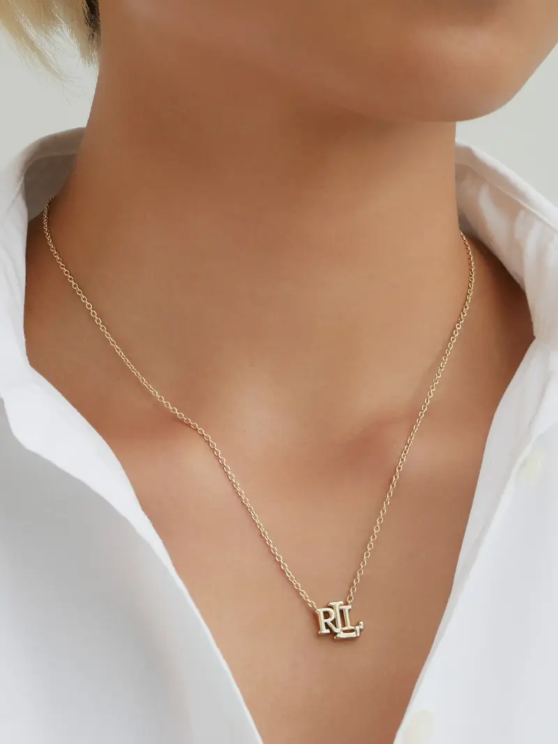 Lauren Ralph Lauren Collana oro miniatura 2