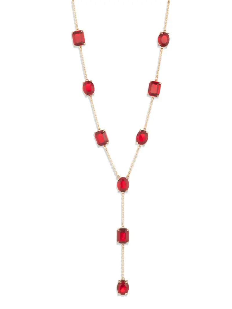 Collana oro / rosso
