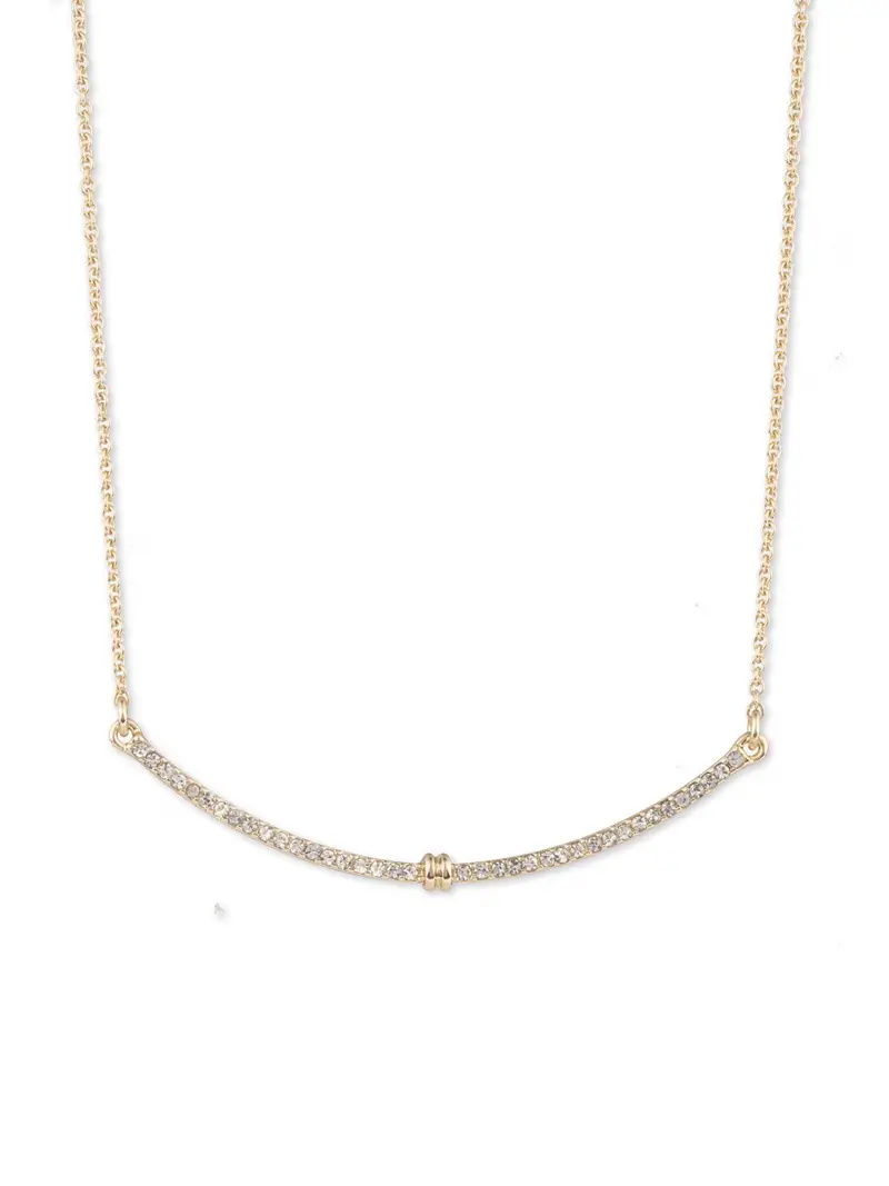 Collana oro / trasparente