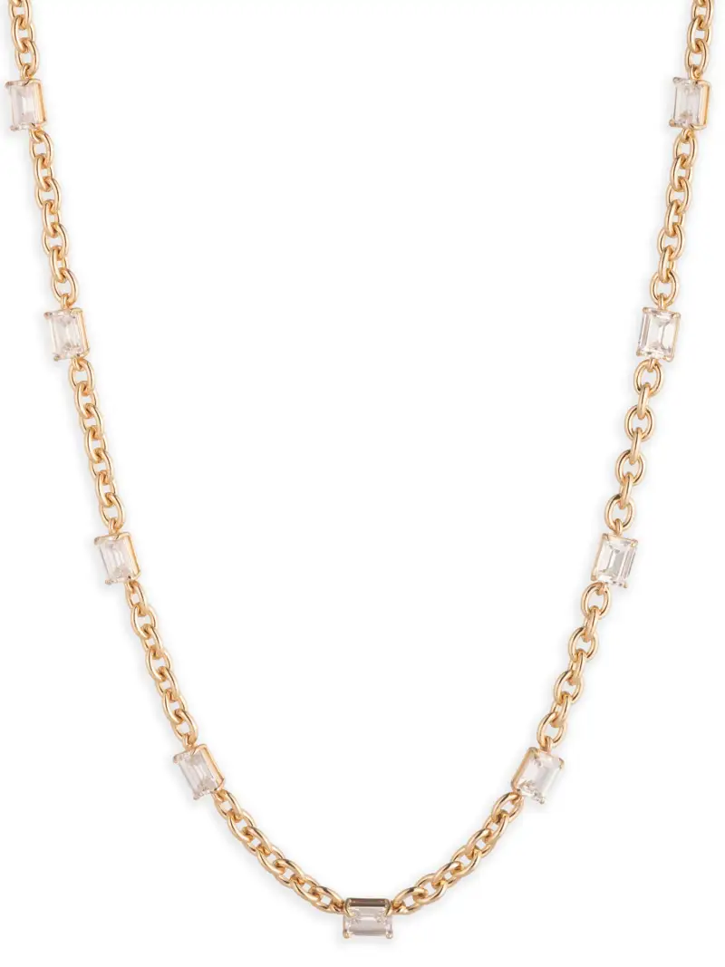 Collana oro / trasparente