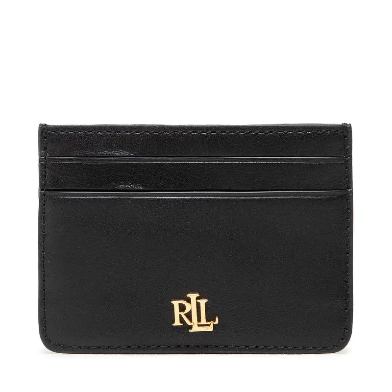Custodie per carte di credito Lauren Ralph Lauren Slim Card 432876732001 Nero