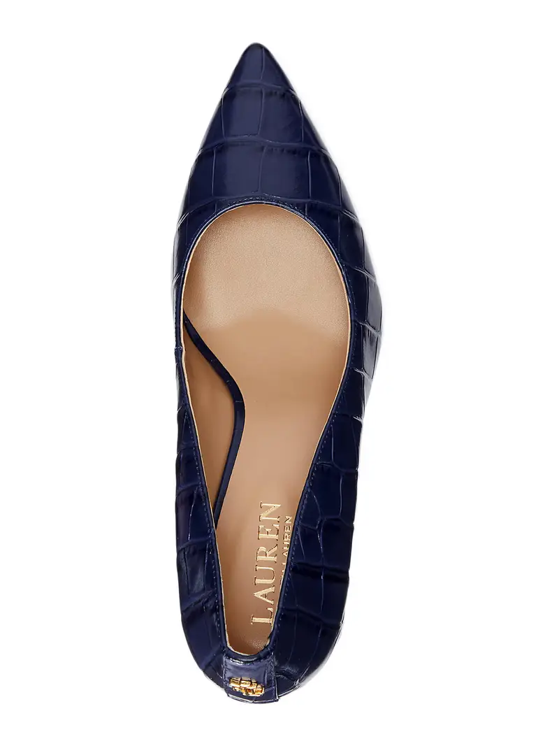 Lauren Ralph Lauren Décolleté Blu 3673120 miniatura 2