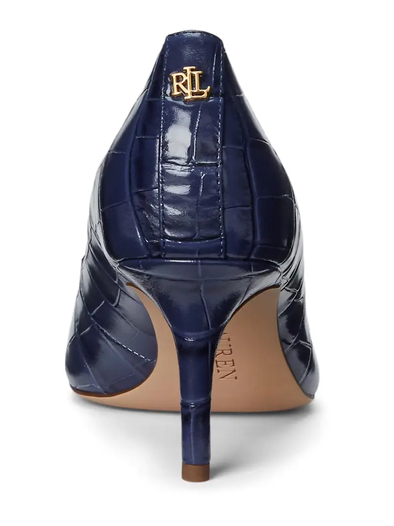 Lauren Ralph Lauren Décolleté Blu 3673120 miniatura 3