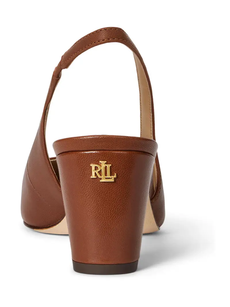 Lauren Ralph Lauren Décolleté Marrone 4289579 miniatura 3