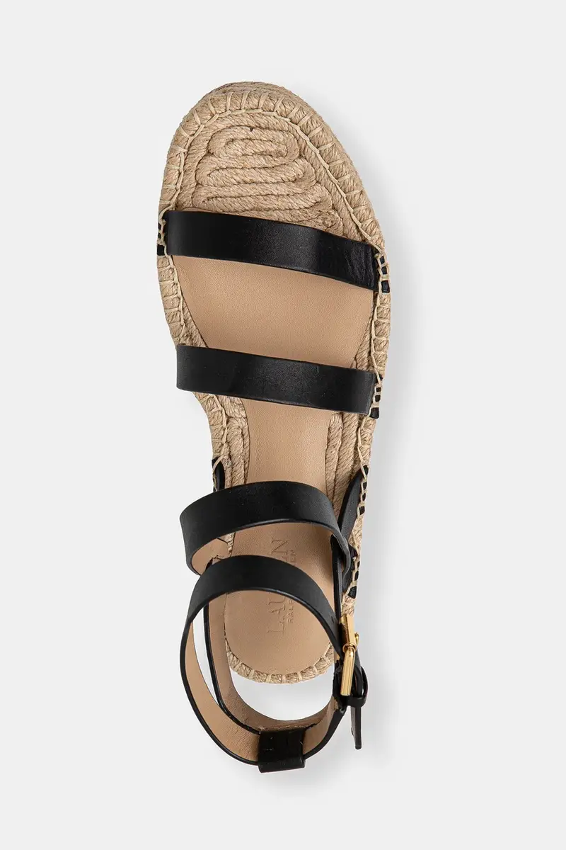 espadrillas in pelle Polly Gldtr colore nero 802961839002 miniatura 5