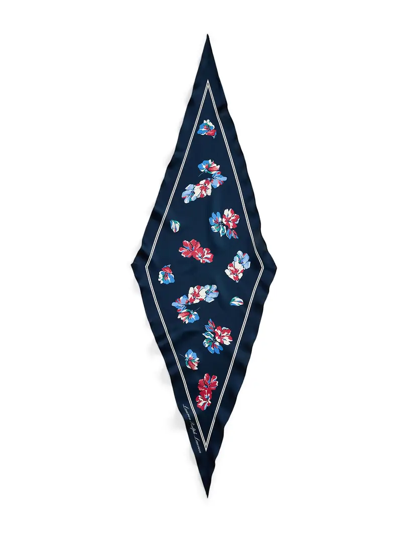Foulard écru / navy / blu reale / rosso Écru