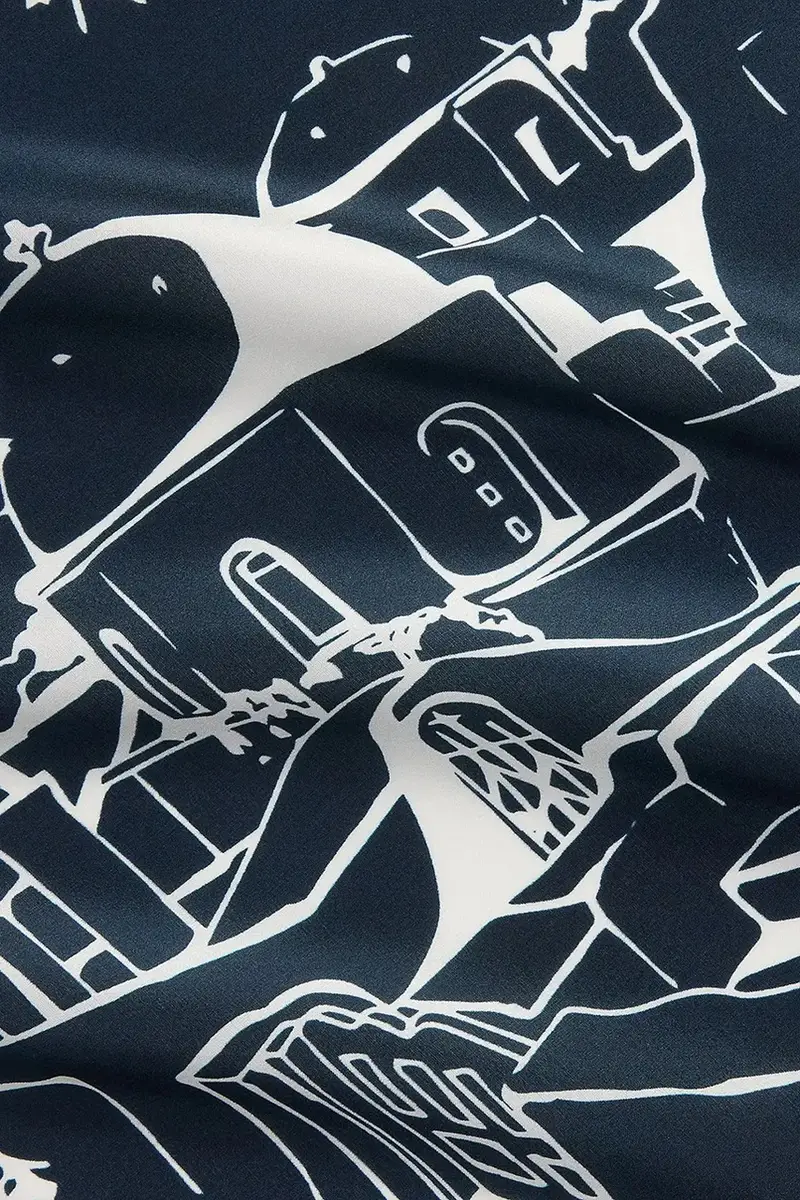 foulard in seta donna colore blu navy 454980724 miniatura 3