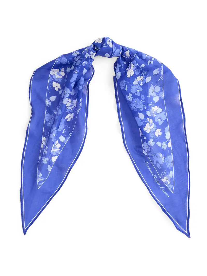 Foulard zappiro / blu reale / blu pastello